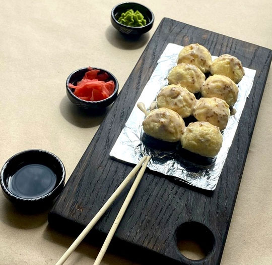 Фото Запеченный с курицей